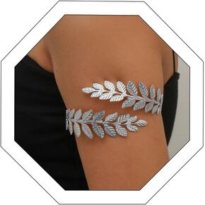 Elegant Leaf Arm Cuff Arm Bracelet Upper Arm Retro Open Armlet Armband Dainty Leaf Branch Wrist Cuff Wrap Bracelet Fairy Bracelet Wedding Jewelry for Bride Bridesmaid