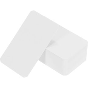 PATIKIL 3.5" x 2" Blank Paper Business Cards, 300 Pack Small Index Flash Cards Words Message Note Card Mini Paper Tags for DIY Gift Craft Scrapbooking, Yellow