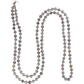 KELITCH Crystal Necklaces for Women Long Bare Chain Necklace Stack Boho Necklaces