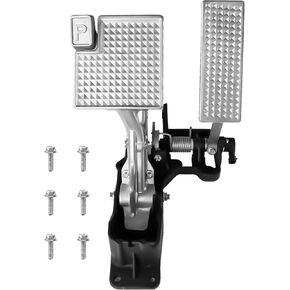 Golf Cart Pedal Assembly with Screws Suitable for 2006-2011 Yamaha Electric Golf Cart, OEM#: JW2-F7850-09-00, JW2-F7850-00-00, JW2-F7850-01-00
