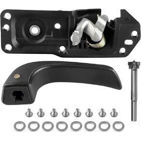 Interior Inside Front Right Passenger Door Handle Fit for 2007-2014 Chevy Silverado Avalanche Suburban Tahoe Escalade Sierra Models, Replace OE# 80375,20833602