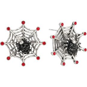 Sylph Spider Web Earrings Halloween Spider Earrings for Women Vintage Stud Earrings Cute Earring Hypoallergenic Jewelry Party Gifts for Women