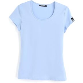 Ultra Thin Low Crew Neck Cotton T-Shirt