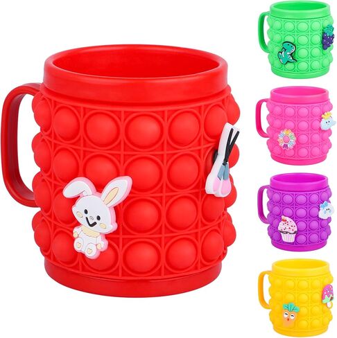 Cartoon Mugs for Kids, Birthday Gifts for Boys Girls Birthday Party Favors Supplies Decor - One Piece (Red) in Kuwait