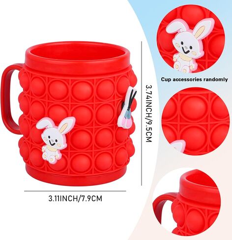 Cartoon Mugs for Kids, Birthday Gifts for Boys Girls Birthday Party Favors Supplies Decor - One Piece (Red) in Kuwait