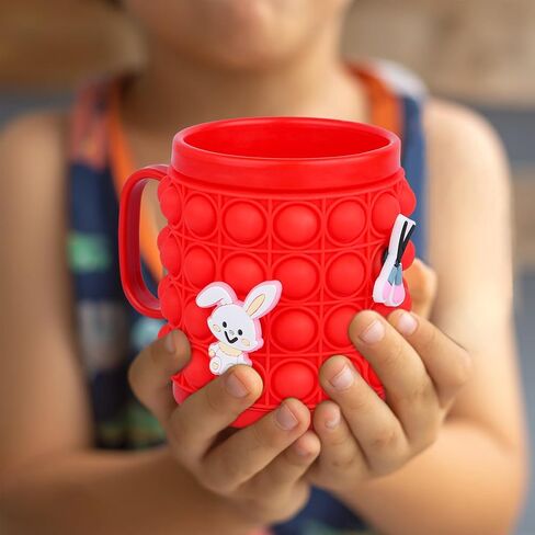 Cartoon Mugs for Kids, Birthday Gifts for Boys Girls Birthday Party Favors Supplies Decor - One Piece (Red) in Kuwait