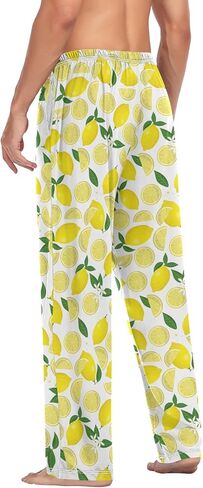 Aflyko Men's Pajama Pants with Pockets Loose Lounge Sleepwear Long Pjs Bottoms in Kuwait