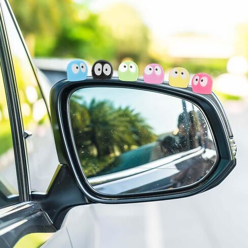 Cute Luminous Soot Sprites, 40Pcs Automotive Interior Decoration Anime Car Rearview Mirror Dashboard Accessories for Car Ornament Gifts and Interior Office Desk Decors in Saudi Arabia