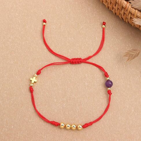 Cute Pearl Bead Anklets Bracelets for Women, Boho Handmade Daisy Cross Gold Beaded String Adjustable Ankle Bracelet Summer Beach Jewelry Gifts in Kuwait