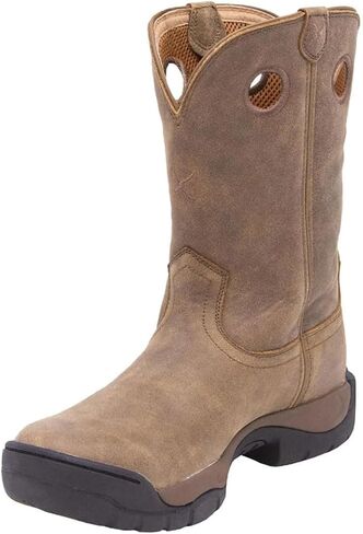 Twisted X Men’s Work Boot - K Toe All-Around Boots Designed with Air-Mesh Lining, Compression- EVA Midsole, Rubber Outsole, and Full-Grain Oiled Leather Vamp and 11" Shaft in Saudi Arabia