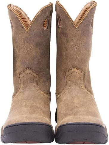 Twisted X Men’s Work Boot - K Toe All-Around Boots Designed with Air-Mesh Lining, Compression- EVA Midsole, Rubber Outsole, and Full-Grain Oiled Leather Vamp and 11" Shaft in Saudi Arabia