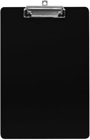Custom Clipboard with Photo Logo Name Acrylic Clipboards Bulk Personalized Clip Boards 8.5x12.5 Inch Standard Letter Size A4 for Woman Man Teacher Office & School Supplies, Plain Black in Saudi Arabia