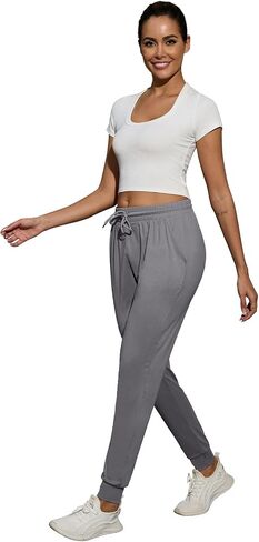 CE' CERDR Joggers for Women Sweatpants with Pockets and Drawstring Athletic Pants for Workout Yoga Running in Saudi Arabia