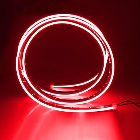 1.8m Car Hood Light Strip, Dynamic Car Hood Led Strip, Daytime Running Light Strip, Waterproof with Fuse Protection, for Cars, Suvs, Trucks,(Red) in Saudi Arabia