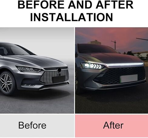 1.8m Car Hood Light Strip, Dynamic Car Hood Led Strip, Daytime Running Light Strip, Waterproof with Fuse Protection, for Cars, Suvs, Trucks,(Red) in Saudi Arabia