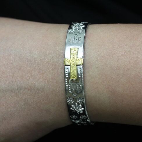 Innocence S925 Silver Plated Native Americans Style Totem Bracelet For Men Women Eye Of Horus Vintage Cuff Bracelets Gift Jewelry in Kuwait