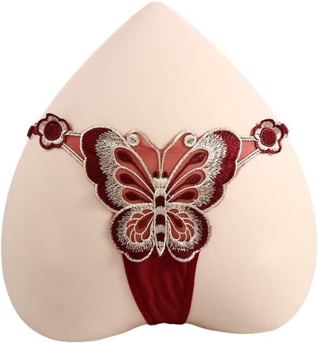 Vctitil 7 Pieces Butterfly Patterned Thong Comfortable and Breathable Embroidered Underwear Women'S Sexy Lingerie Multicolor in Saudi Arabia