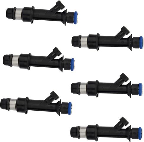 Fuel Injectors Compatible with Chevrolet Impala/Monte Carlo/Venture/Lumina/Malibu, Buick Century/Rendezvous, Oldsmobile Alero/Silhouette, Pontiac Aztek/Grand Am 2000-2005 Replace# FJ318 in Saudi Arabia