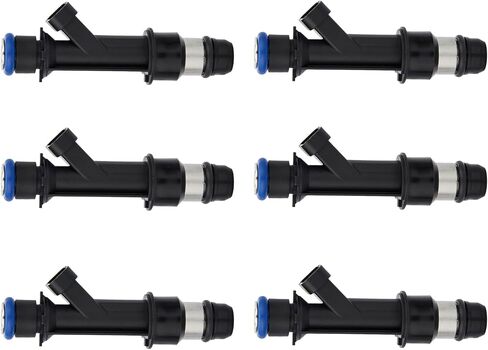 Fuel Injectors Compatible with Chevrolet Impala/Monte Carlo/Venture/Lumina/Malibu, Buick Century/Rendezvous, Oldsmobile Alero/Silhouette, Pontiac Aztek/Grand Am 2000-2005 Replace# FJ318 in Saudi Arabia