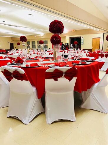 SoDigne Stretch Wedding Chair Bands Spandex Chair Cover Sash Bow for Wedding Party Hotel Event Decoration (a-Fuchsia, 10) in Saudi Arabia