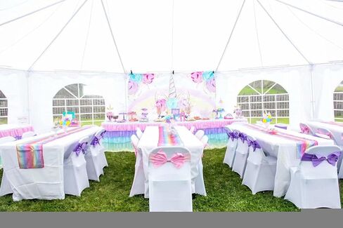 SoDigne Stretch Wedding Chair Bands Spandex Chair Cover Sash Bow for Wedding Party Hotel Event Decoration (a-Fuchsia, 10) in Saudi Arabia