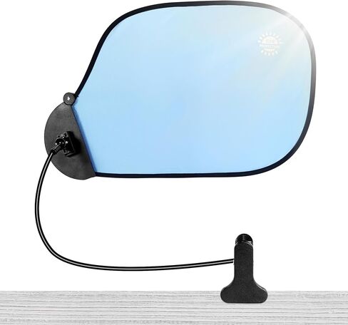 Office Cubicle Shade Desk Shade, Adjustable Cubicle Light Shield, Cubicle Shade to Block Light, Glare, and Disturbances, Portable Laptop Sun Shade for Working Outside, Office Cubicle Accessories-Black in Kuwait