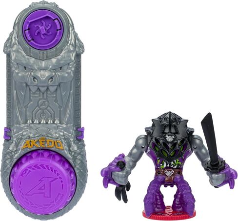 Legends of Akedo Ninja Bosses, Web Weaver, 3" Tall Battling Action Figure with 360˚ Blade Defense & Attack Spin Action, Double Defense Armor That Pops Off When Struck, 4 Ninja Bosses to Collect in Kuwait
