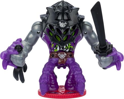 Legends of Akedo Ninja Bosses, Web Weaver, 3" Tall Battling Action Figure with 360˚ Blade Defense & Attack Spin Action, Double Defense Armor That Pops Off When Struck, 4 Ninja Bosses to Collect in Kuwait