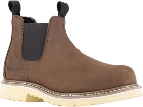 Iron Age Mens Twin-Gore Composite Toe Work Safety Shoes Casual - Brown in Saudi Arabia