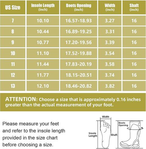 Kalkal Snake Boots for Men, Hunting Boots Waterproof Insulated Outdoor Rubber Boots, with 5mm Neoprene Anti-slip Snake Boots for Hunting Working Farming Gardening Fishing in Saudi Arabia