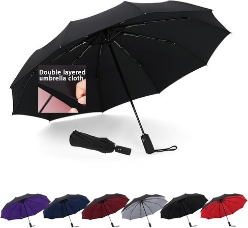 مظلة سفر مقاومة للرياح، مظلات أوتوماتيكية للمطر، مظلة مدمجة، مظلة سفر مدمجة، مظلة مقاومة للرياح in Kuwait