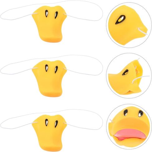 BESPORTBLE Bill Beak Nose 3pcs Nose Costume Accessory Bill Mask Animal Kingdom Snout Novelty Halloween Mardi Gras Cosplay Supplies in Saudi Arabia