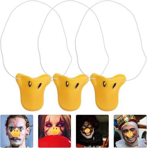 BESPORTBLE Bill Beak Nose 3pcs Nose Costume Accessory Bill Mask Animal Kingdom Snout Novelty Halloween Mardi Gras Cosplay Supplies in Saudi Arabia
