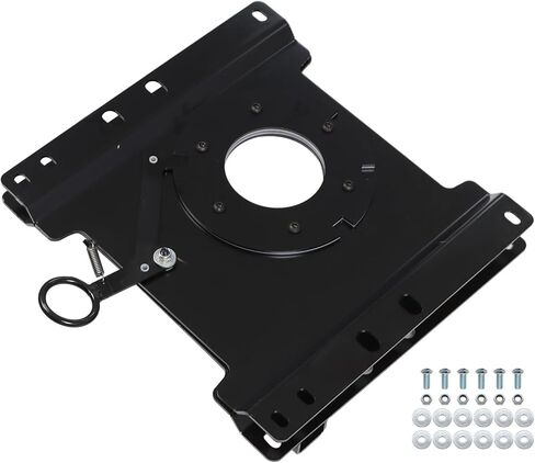 Black Right Passenger Seat Swivel Compatible with Econoline E150 E250 E350 E450 CZY01 1997-2024 in Saudi Arabia