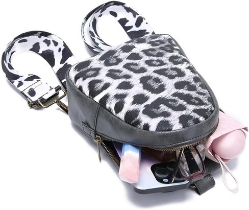 Cow Pattern Fashion Backpack Western Wrangler Montana Mini Backpack Purse for Women Purses PU Leather Pompom Backpack Small Shoulder Bag Casual Backpack Brown in Saudi Arabia
