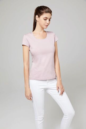 Ultra Thin Low Crew Neck Cotton T-Shirt in Saudi Arabia