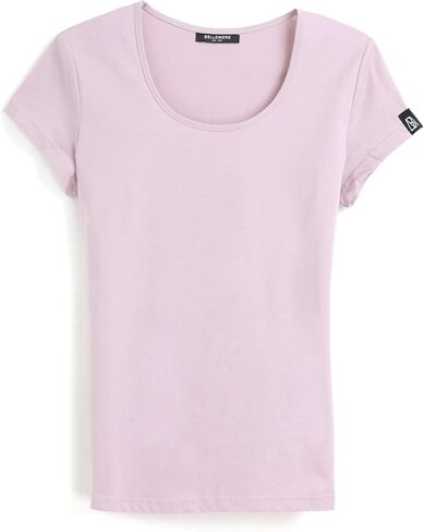 Ultra Thin Low Crew Neck Cotton T-Shirt in Saudi Arabia