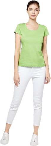 Ultra Thin Low Crew Neck Cotton T-Shirt in Saudi Arabia
