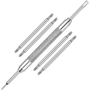 MMOBIEL Watch Band Heavy Duty Spring Bar 4 Pack Stainless Steel Watch Band Pins, Diameter 1.5mm incl Removal Tool
