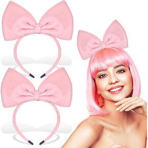 Bow Headbands Big Bow Hair Band,Halloween Christmas Headdress for Women and Girls, Cosplay Party Decor Supplies