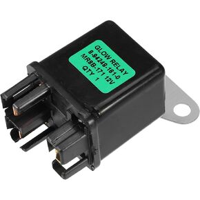 X AUTOHAUX No.8942481610/8942481610/8944233140 Preheating Glow Plug Relay for Yanmar 12V MR82BL-081 JIDECO 91008V