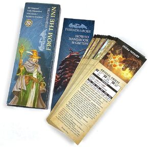 Friends & Foes from The Inn - 50 Illustrated Original 5e NPC (Non-Player Characters) Initiative Cards for 5th Edition DMS