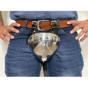 Medieval SCA Steel Groin Buhurt Fighter Crotch Protector 15th Century Codpiece for Men's Armor Halloween Costume