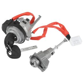 Ignition Lock Cylinder W/Keys No.81900-D9G00 - Car Ignition Switch Cylinder Lock Assembly - for Kia Sportage 2017-2022 Metal Silver Tone - Door Lock Cylinder 1 Set