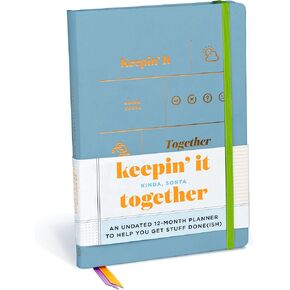 Knock Knock Make a Plan Undated Planner and Weekly Agenda Notebook