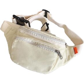 Sling Bag for Women Men Canvas Crossbody Bag Fanny Pack Belt Purses Backpack Traveling (Green)