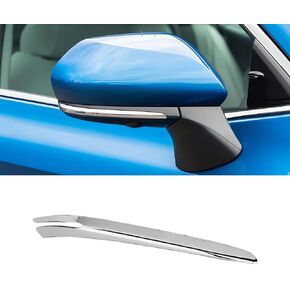 Chrome Rear View Mirror Molding Trim Car Left Side Door Mirror Guard Strip Decoration for Toyota Camry 2019 2020 2021 2022 2023 Driver Side Replacement