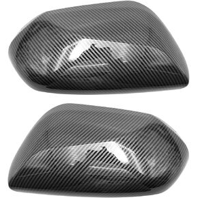 2 Pack Mirror Cover Rearview Mirror Guard Covers Door Side Moulding Exterior Decoration Trims Replacement for Toyota Camry 2018-2023 (Glossy Black)