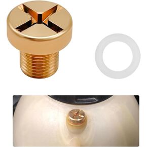 Radiator Coolant Expansion Tank Bleeder Screw, Coolant Air Bleeder Screw Reservoir Plug with Rubber O-Ring, 17111712788 Radiator Expansion Tank Screw for X1 Z3 328i