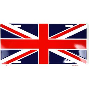 Great Britain Flag License Plate (Union Jack)
